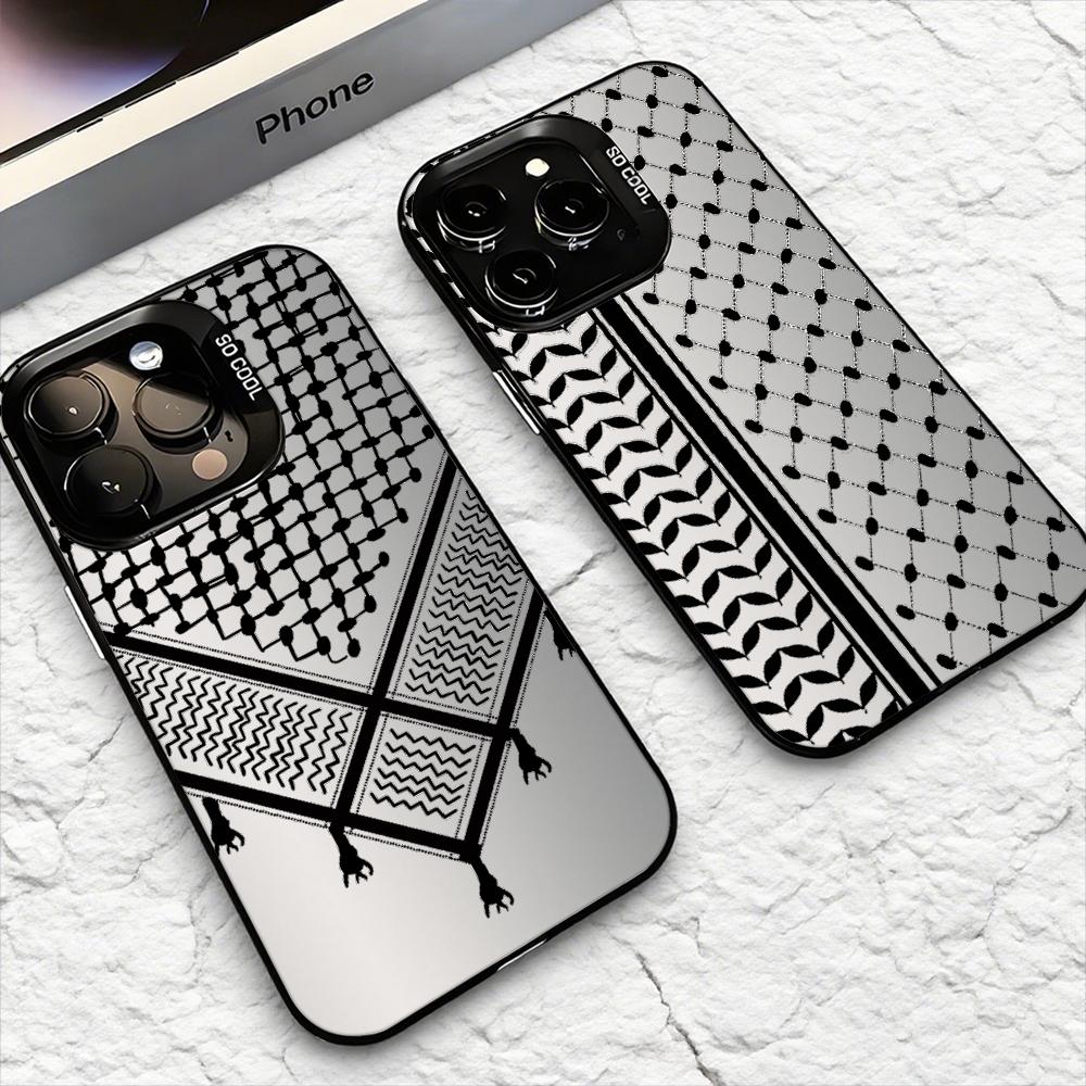 Phone Cases Iphone 14 - Custodia per Telefono Keffiyeh P-Palestine per