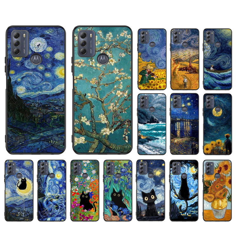 Phone Cases Zebra - Van Gogh Girasoli Gatto Cassa Del
