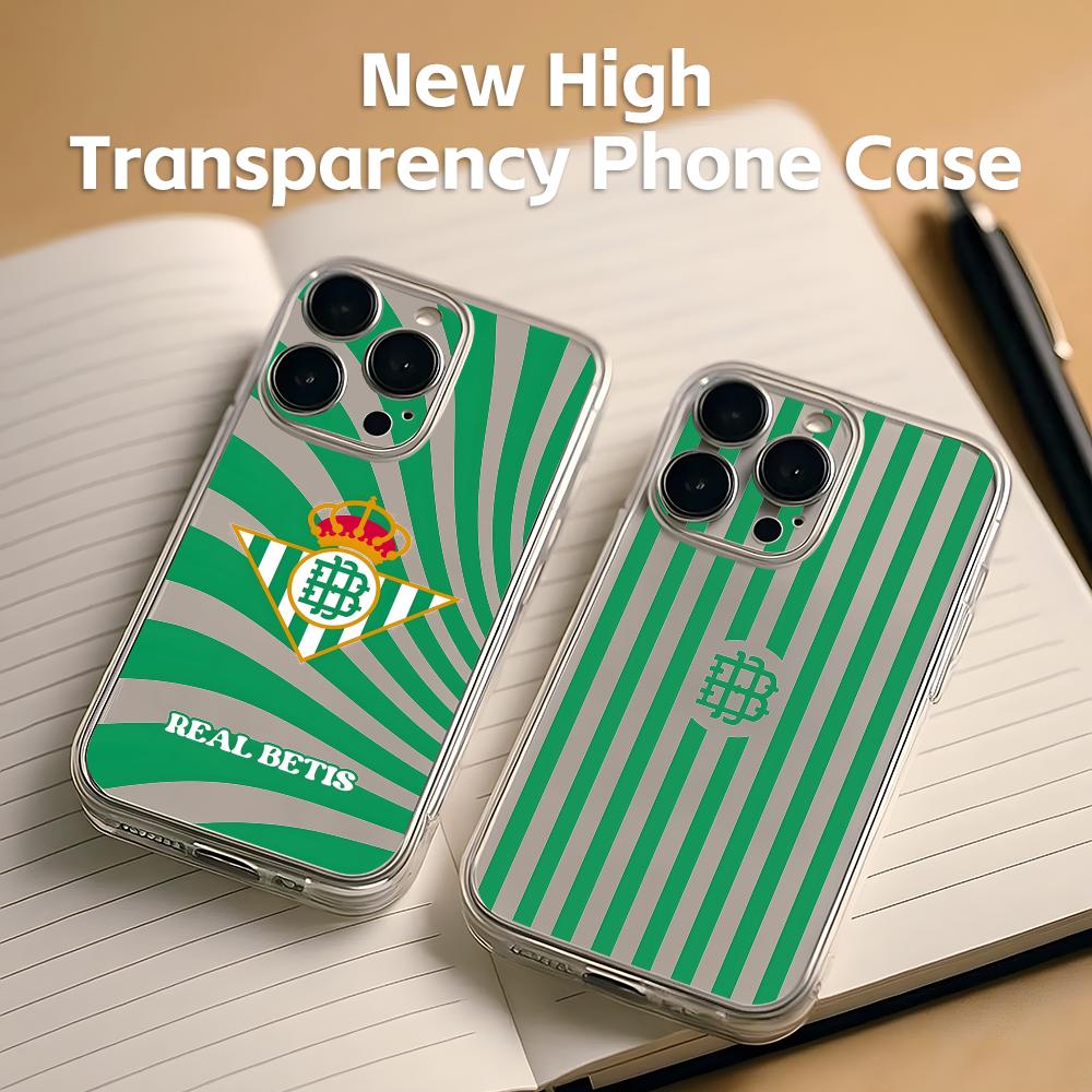 Phone Cases Iphone 13 - Custodia Trasparente R-Real Luxury B-Betis-s per