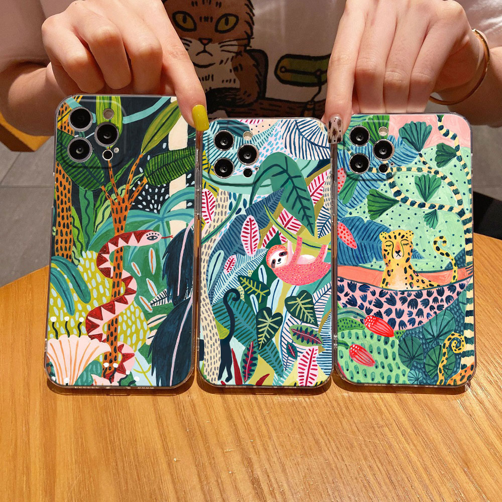 Phone Cases Zebra - Custodia per telefono trasparente con stampa
