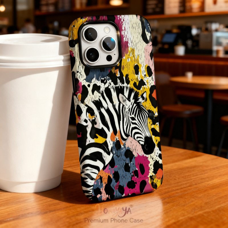 Phone Cases Zebra - Custodia per telefono con stampa zebrata