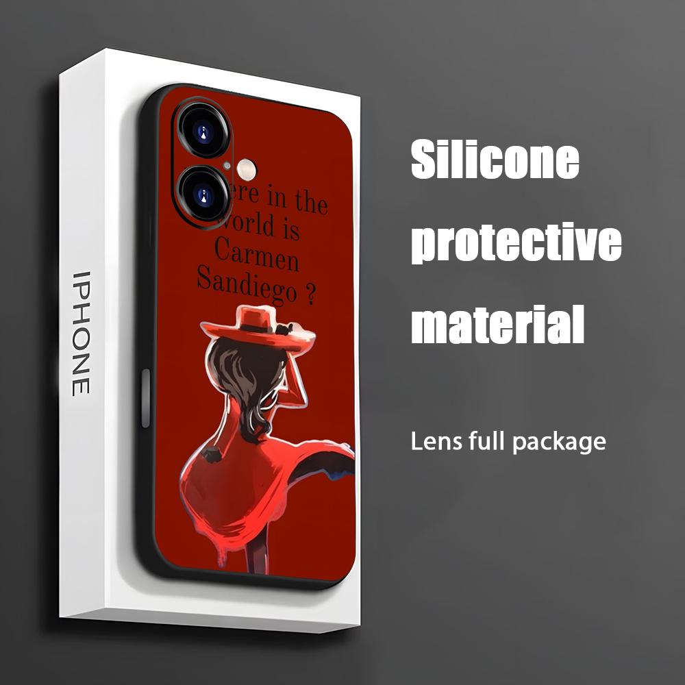 Phone Cases Like Loopy - Custodia per telefono Cartoon Carmen Sandiego