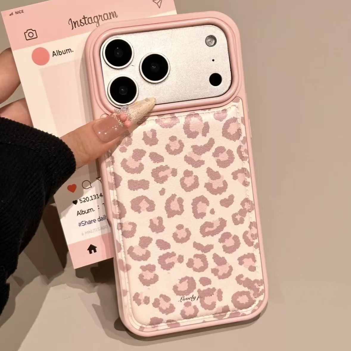 Phone Cases Drop Proof - Custodia per telefono semplice coreana rosa