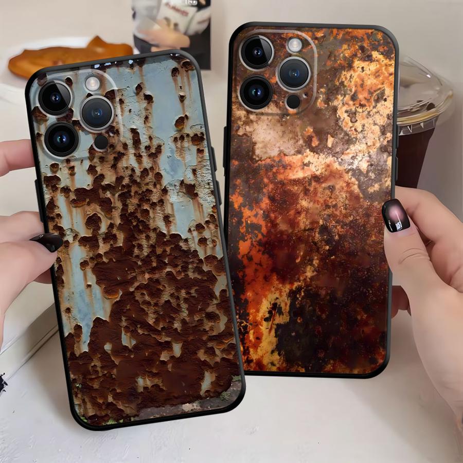 Phone Cases Like Loopy - Custodia dal design retrò ruggine per