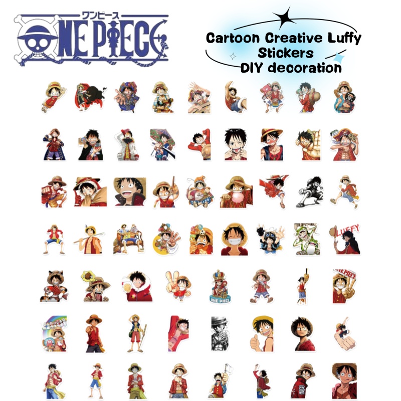 Phone Cases One Piece - Adesivi graffiti con il personaggio di