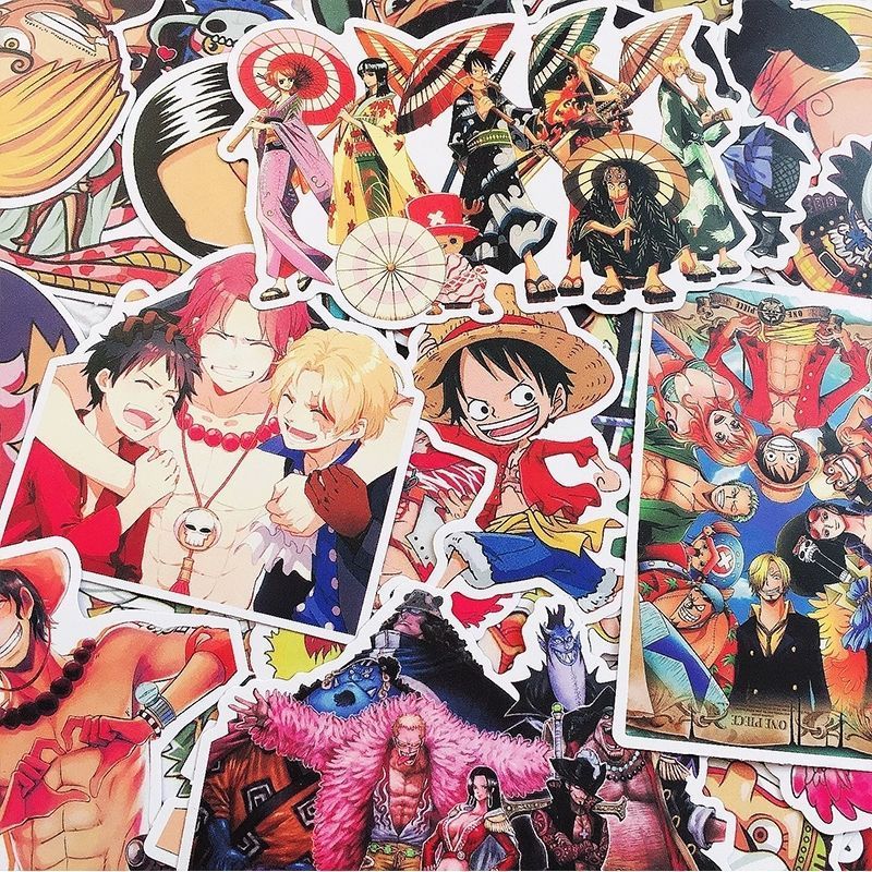 Phone Cases One Piece - 120 Pezzi di Adesivi Unici e