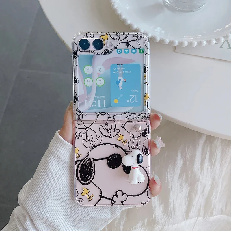 Phone Cases Z Flip 6 - Custodia Trasparente per Telefono con Simpatici