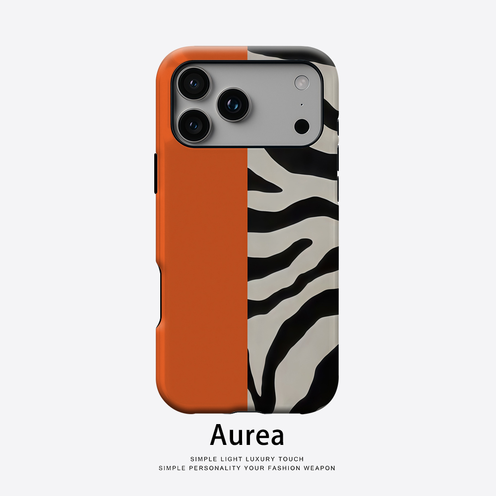 Phone Cases Zebra - Custodia per Telefono con Blocchi di