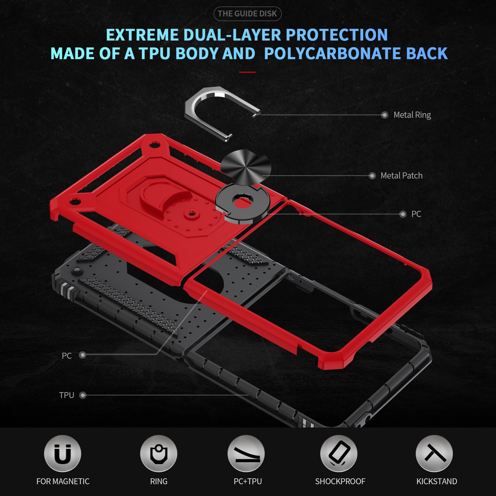 Custodia per telefono antiurto - Military Grade Case recensione e prezzo