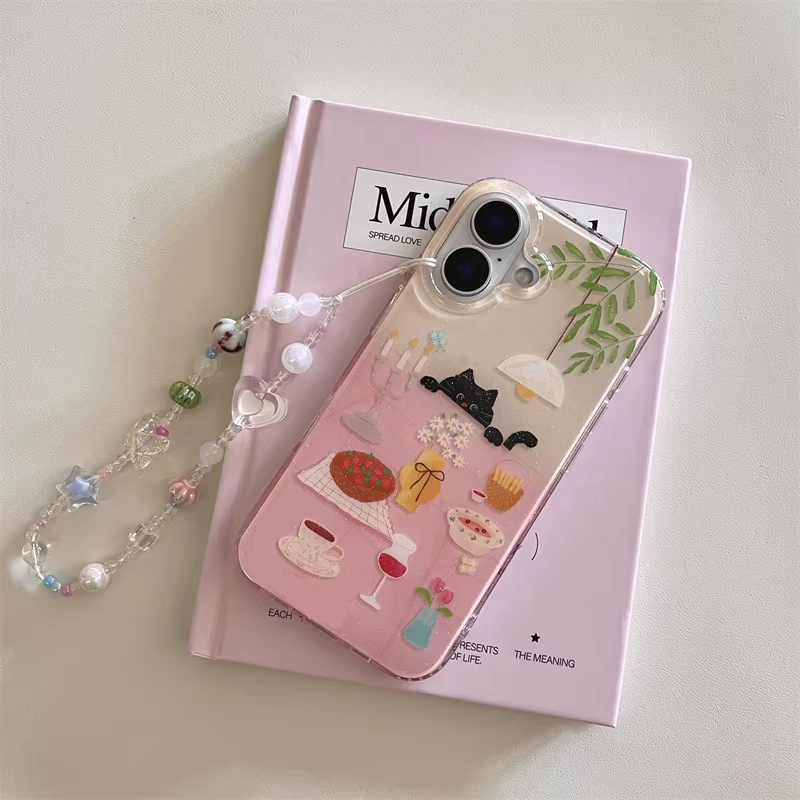 Cover Nera Creativa Y2K con Ga - Phone Cases Purple recensione e prezzo